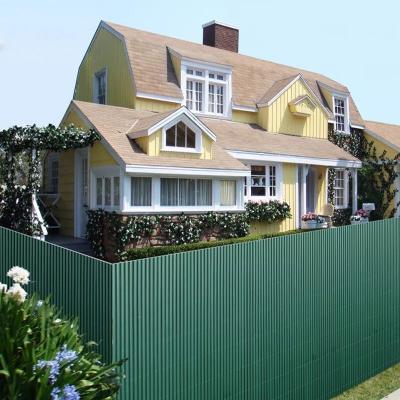 China Durable Easy To Install PVC Bamboo Garden Fence for sale