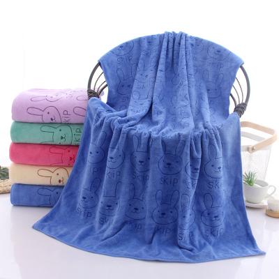 China Hot Sale High Quality Wholesale Microfiber Safe Bath Towel Kids Printing Luxury Bath Towels for sale