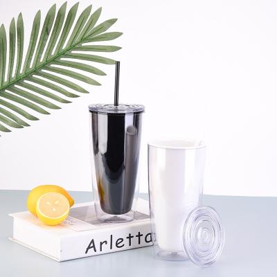 China European and American popular simple household boutique fashion style minimalist plastic coffee cups large capacity for sale