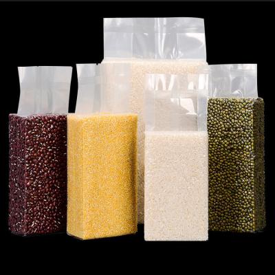 China PA/PE Rice Pouch Rice Vacuum Bag Transparent Moisture-proof Brick Bag Rice Vacuum Packing Packing Bag for sale