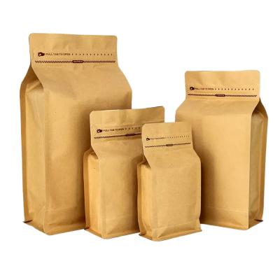 China Coffee Packaging 125g 250g 500g 1kg Custom Design Aluminum Foil Coffee Beans Packaging Side Gusset Coffee Bags With Degassing Valve for sale