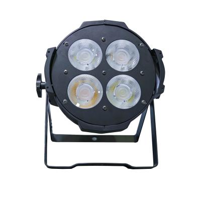 China Hot sale stage light 4x50w warm/cool white dmx 2 in 1 cob led par light for event stage night club for sale