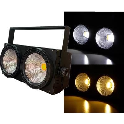 China Stage Event Club Bar DJ Wedding Eye Blinder 2 COB 2x100w Matrix Led Cold Stage Light And Warm White Disco 2in1 Blinders Led for sale