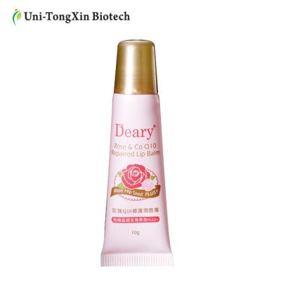 China Lips Deary Rose Q10 Repair Moisturizing Organic Lip Balm , OEM&ODM Available for sale