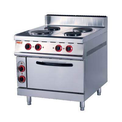 China Hotel / Restaurant / Resort / Feast Commercial Stainless Steel Restaurant Electric Stove with Oven / Stove Oven / Electric Rotisserie Oven for sale