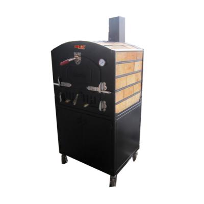 China Commercial Pizza House Gas Heavy Duty Steel Door Pizza Oven Stove for sale