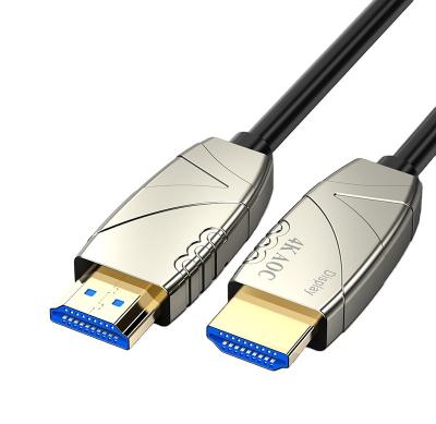 China Car Wholesale Kirsite 18Gbit/S 24K Gold Plated Computer Hd-MI Version 4K60HZ 2.0 Fiber Optic Cable for sale