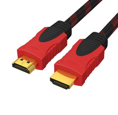 China Car Manufacturer Direct Pvc +Red Black Male-Male Weaving Hd-MI Cable 1.4V Support 1080P 3D for sale