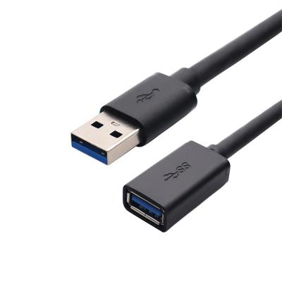 China Wholesale China Usb 3.0 Extension Cable Fast Data Transfer Data Transmission Male 2M PVC Copper Female Black for sale