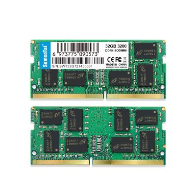 China Laptop RAM Memory Ddr4 3200 ddr4 32gb 3200mhz SODIMM Ddr4 Ram Memory For Laptop for sale