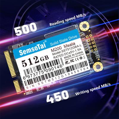 China SSD MSATA Drive 128GB 256GB 512GB 1TB SSD Internal Memory Solid State Update for sale