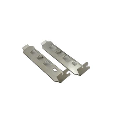 China PCIE bracket stamping metal stamping parts metal stamping square bend baluminum metal surface plating for sale