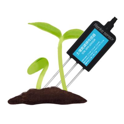 China Soil Fertility Testing RS485 0-5V 0-10V 4-20mA Smart Soil Fertility Testing IoT Soil NPK Sensor For Agriculture for sale