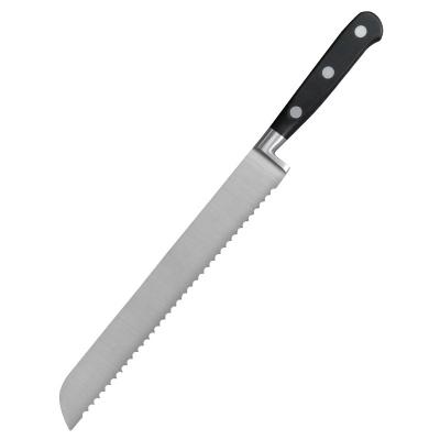 China 10 Inch Viable Cost Effective Bread Knife with German Steel and POM Handle for sale