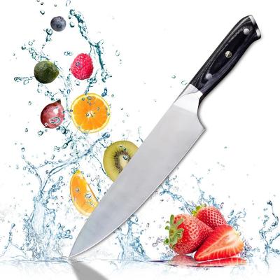 China Sustainable 12 Inch Stainless Steel Cleaver Slicing Meat Ham Bread Knife Salmon Cooking Usuba Japanese Fish Fillet Yanagiba Deba for sale