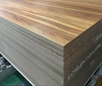 China 4*9 Feet 1220*2745mm Moisture Proof Double Sided Melamine Laminated MDF for sale