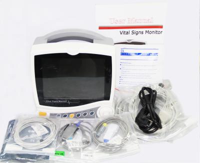 China Multipara Monitoring 8 Inch CMS6800 ECG Portable Plastic Patient Hospital ICU NIBP Vital Signs Cardiac System for sale