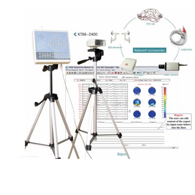 China KT88-2400 Portable Digital EEG and Mapping System CE Approved Portable Eeg Machine for sale