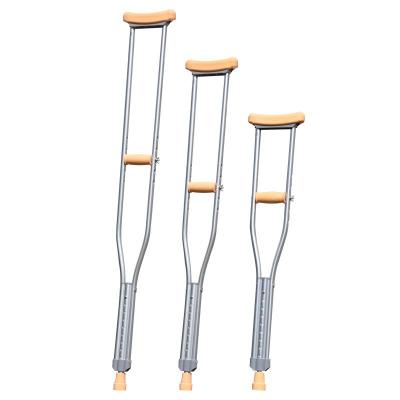 China Adjustable Height Adjustable Aluminum Crutches Support Medical Walking Stick for Child and Adult for sale