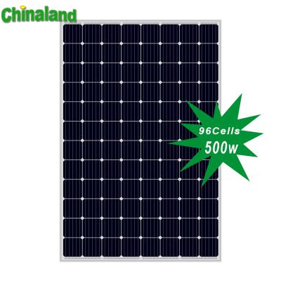 China Home System Chinaland 500wp Solarpanel 500 Watt Salar Solar Power Solar Panel for sale