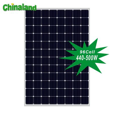 China Wholesale price 500W PV solar panel 96cells connector mono waterproof solar panel sale highest efficient solar home system for sale