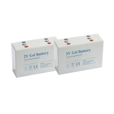 China New solar system technology 3000AH power 2v gel solar battery for solar power system for sale