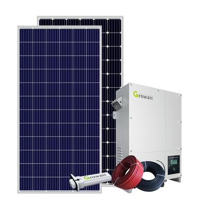 China Home Supply Complete Set High Quality Easy Install Grid Tied On Grid 20kw Solar PV Power System for sale