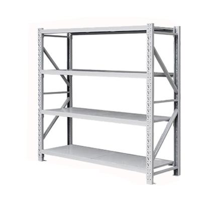 China Single Sided Supermarket Storage Rack Display Warehouse Rack Steel Supermarket Storage Shelf for sale