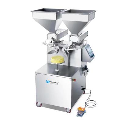 China Use for Decorating Cake Top and Side Cream Automatic Birthday Cake Frosting Icing Decorating Machine Cream Decorating Machine for sale