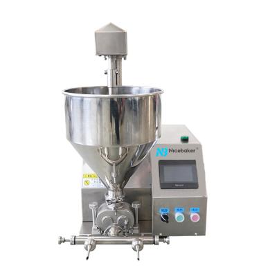 China Use for injection stainless steel mannul cake filler filling machine cream puff stuffing commercial cream filling machine for sale