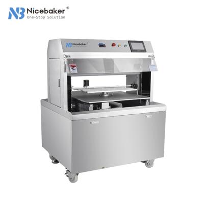 China Use for slicing kinds of cake burger easy operation cake cutter machine 304 stainless steel ultrasonic cake cutting machine for sale