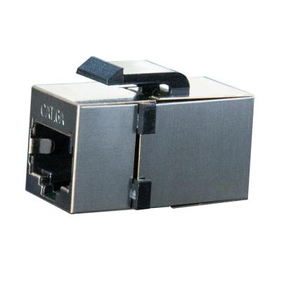 China Cat 6 ZINC ALLOY utp single trapezoidal rj45 jack for sale