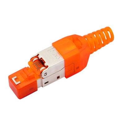 China TELECOM rj45 plug rj45 connector STP for cat5e cat6 cat6a cat7 toolless modular for sale