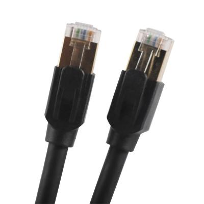 China ROHS PVC OD6.5mm Cat 8 3m SFTP 28AWG Pure Copper Shielded 10G High Speed ​​Network Jumper Cable For Gaming Use for sale