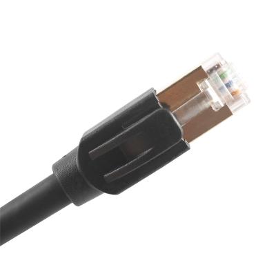 China ROHS PVC OD6.5mm 2m Play Version CAT8 28AWG 8 Core Twisted Pair Pure Copper 10 Gigabit Network Gold Plated Shielded High-Speed ​​Jumper Wire for sale