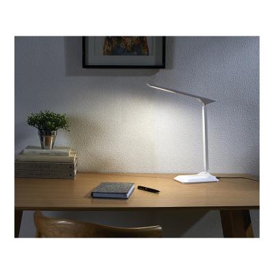 China Contemporary modern ABS table lamp contact style dimmable office desk table lamp eye-care lead for sale