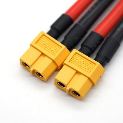 China High Temperature Resistor XT30 XT60 XT90 Female Connector Battery Cable For Electric Bicycle Wire Harness for sale