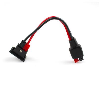 China Electronic Black Red Battery Plug Power Supply Connection Electrical Cable Battery Wire Harness for sale