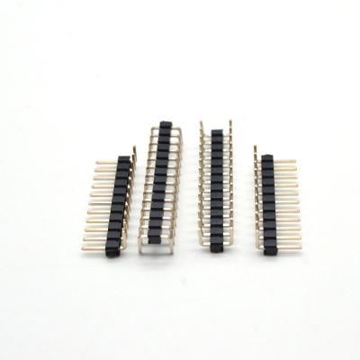 China PH 2.0mm Pin Connector Board-to-Board Female Right Angle Type Brass Body Connector Pin Header Single Row Single for sale