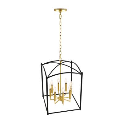 China Zhongshan Modern American Country Style Led Lamp Hotel Living Room Steel Modern Chandelier Hanging Pendant Lights for sale