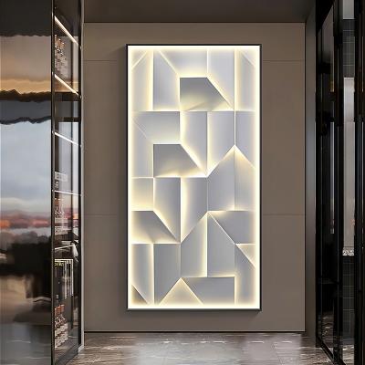 China Zhongshan 3D Modern Light Luxury Corridor Aisle Aisle Porch Decoration Painting High Quality Hanging Led Wall Lamp for sale