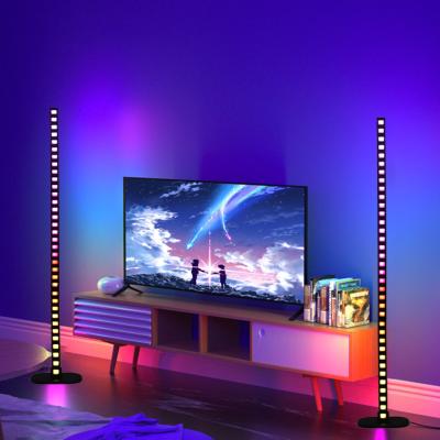 China New Zhongshan RGB rhythm recognition light music rhythm light BT APP control or modern remote control for sale