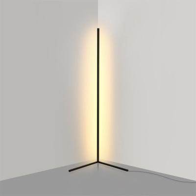 China Zhongshan Modern APP Remote Control Decorative Tripod Nordic Color Changing Led Corner Lamp For Modern RGB Home Standing Light Floor Lamp for sale