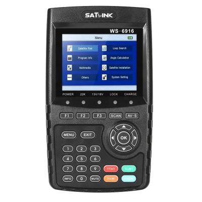 China Receive Satellite TV Signals New Coming High Definition Original Satlink 6916 Satellite Finder DVB-S2 MPEG-2/MPEG-4 Satellite Signal Finder for sale