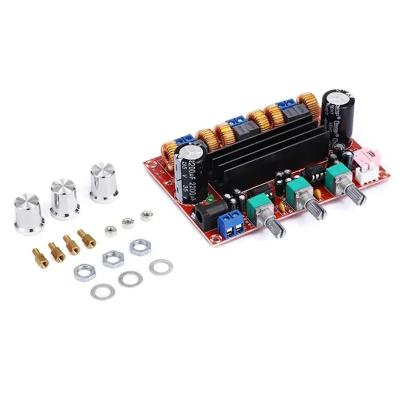 China DC12V-24V XH-M139 TPA3116D2 2.1 Channel 50W*2+100W Digital Subwoofer Power Class D Amplifier Module Board 10*8.5*3CM for sale