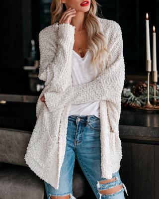 China Wholesale Fashion Women Winter Breathable Loose Twist Thick Yarn Knit Long Women Cardigan Sweater for sale