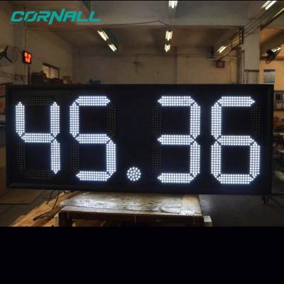 China Gas Station Price Sign Outdoor Double Sided Plastic And Metal Led Gas Petrol Price Sign Board for sale