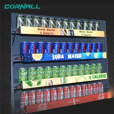 China Die Cast Aluminum Retail Store Led Shelf Advertising Display Supermarket Led Display Screens for sale