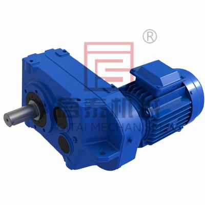 China High Quality Series-Parallel Machinery Gear Motor Hollow Shaft Helical Shaft Gearbox Transmission/Customer Requirements F With Three Phase Electric Motor for sale