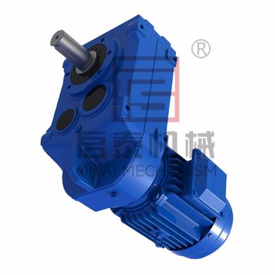 China Machinery Series-Parallel Gearbox Series-Parallel Helical Worm Gear Speed ​​Reducer Electric Motor / F Shaft Transmission / Customer Requirements For Concrete Mixer for sale